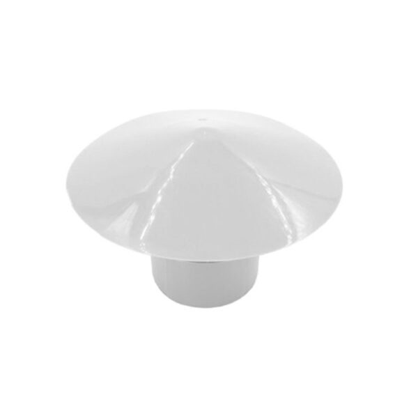 Ventilationshuv 50mm grå
