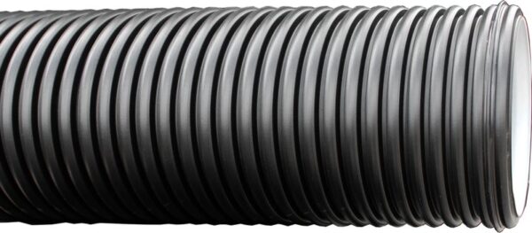 Dagvattenrör KZ 110/95mm L-4m, Svart med muff SN8