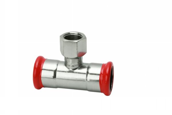 T-rör Tolago 35 x 1/2" x 35 Invändig gänga M-press