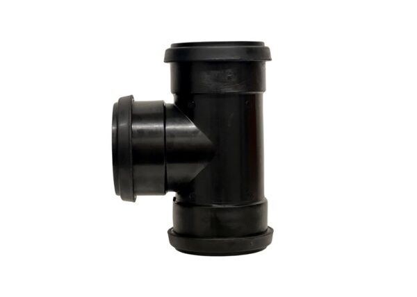 HT-PP Grenrör 110/110 x 90gr Svart med 3 muffar